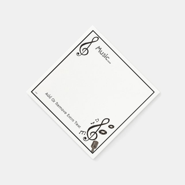 Music Lover Napkins (Corner)