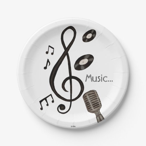 Music Lover Paper Plates