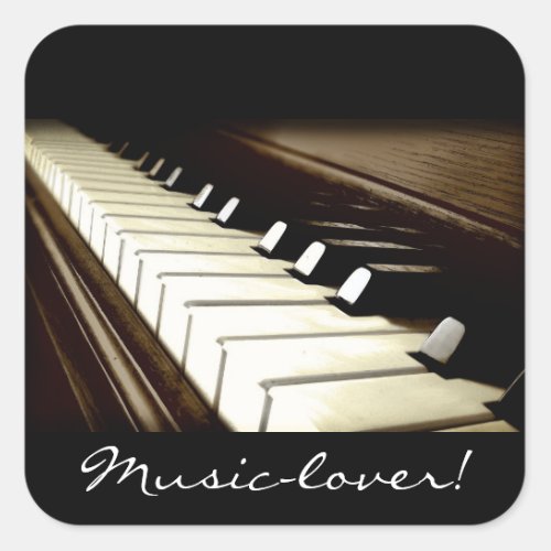 MUSIC_LOVER Piano_keys Stickers