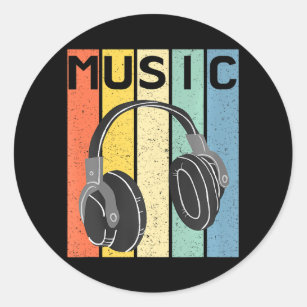 headphone music' Sticker