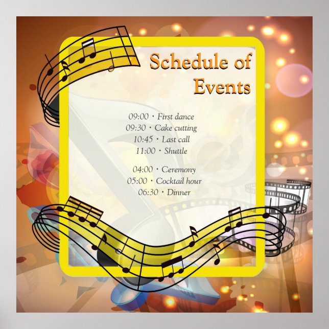 Music Lovers Celebration Themes Poster (Front)