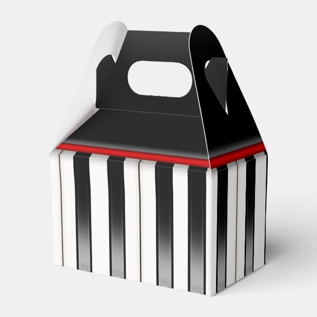 Music lovers cute party favor box (Front Side)