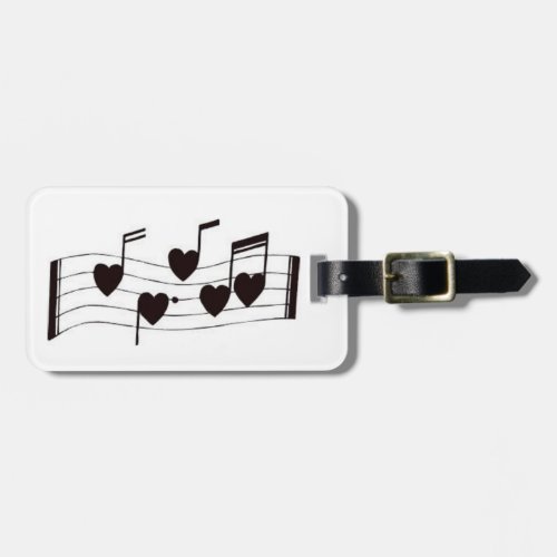 MUSIC LOVERS GOLF BAG OR LUGGAGE TAG