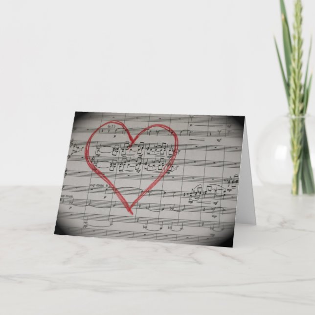 Music Lovers greeting card (Front)
