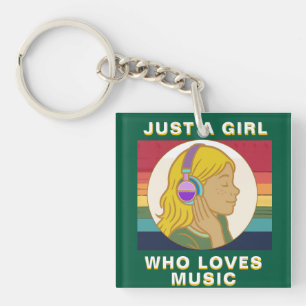 music lovers keychain
