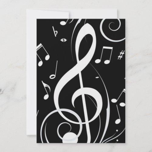 MUSIC LOVERS SURPRISE PARTY HOLIDAY CARD