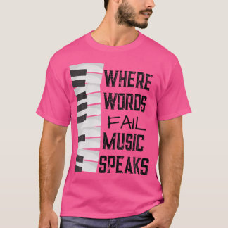 Music Lovers Tshirt Themed Gift Tee