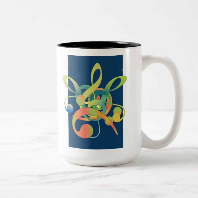 Music Lovers two-tone coffee mug (Right)