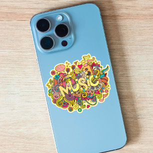 Music Lovers Vinyl – Colorful Artistic Graffiti Sticker