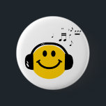 Music loving button<br><div class="desc">music, "i love music", "love music face", yellow, headphones, "music notes", songs, tunes, "listening to music", listening, musical, love, instruments, song, tune, headphone, hobby, hobbies, concerts, concert, mp3s, mp3, cds, rock, indie, folk, pop, punk, metal, vocalist, vocalists, songwriters, songwriter, lyrics, lyricist, composer, composers, audio, "film music", classical, symphonies, concertos, opera,...</div>