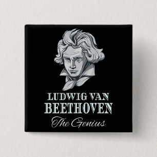 Music - Ludwig Van Beethoven The Genius Button