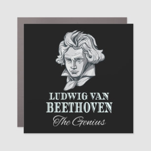 Music - Ludwig Van Beethoven The Genius Car Magnet