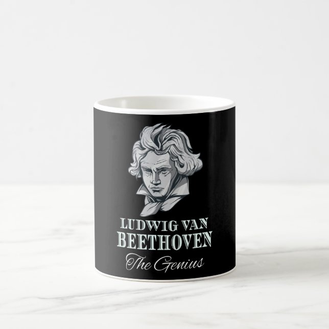 Music - Ludwig Van Beethoven The Genius Coffee Mug (Center)