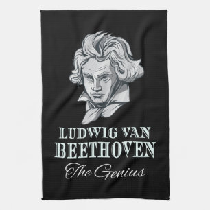 Music - Ludwig Van Beethoven The Genius Kitchen Towel