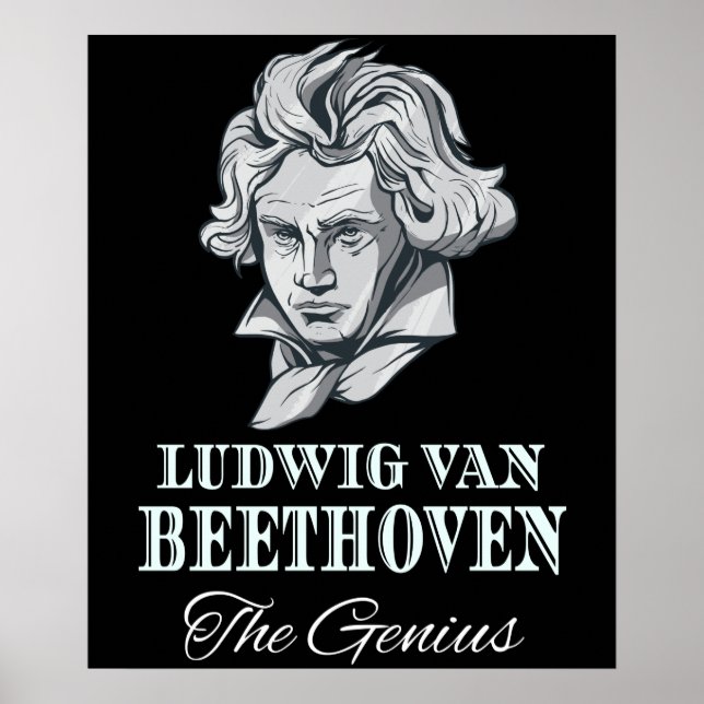 Music - Ludwig Van Beethoven The Genius Poster (Front)