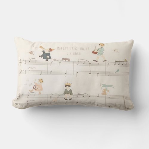 Music Lumbar Pillow