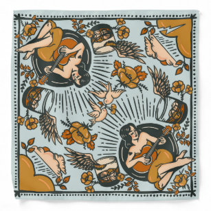 Vintage Bandanas & Handkerchiefs | Zazzle