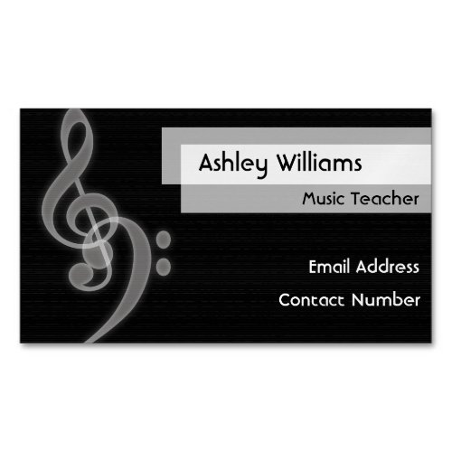 Music Magnetic Business Name Card