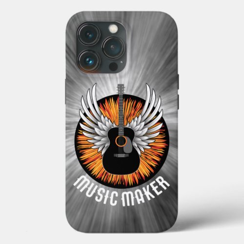 Music Maker guitar player Case_Mate iPhone Case
