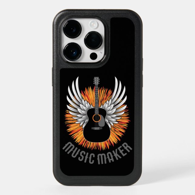 Music Maker (guitar player) OtterBox iPhone Case (Back)