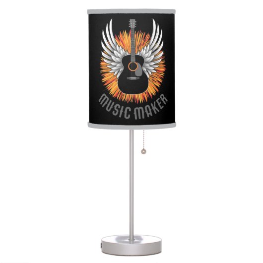Music Maker (guitar player) Table Lamp (Left)