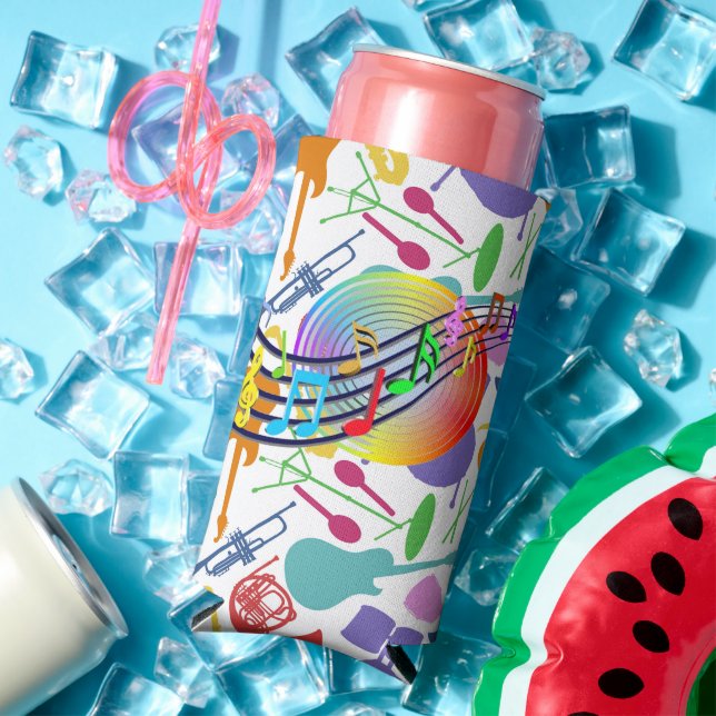 Music Maker  Seltzer Can Cooler (In Situ Summer)