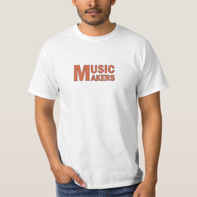 Music makers orange color T-Shirt (Front)