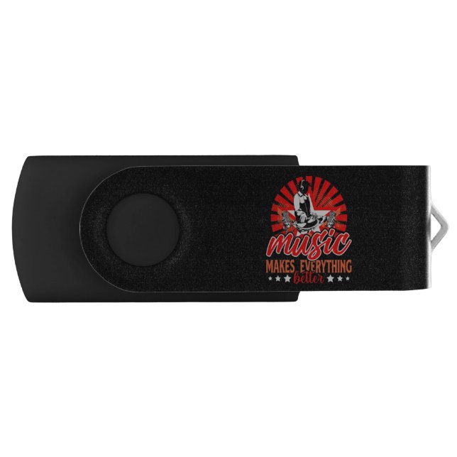 Music makes everything better flash drive (Front)
