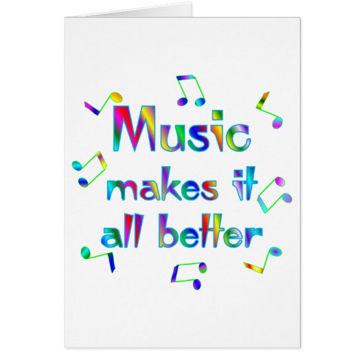 Music Makes it Better Cards (Front)