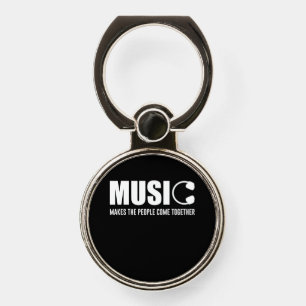 Music Makes The People Come Together Phone Ring Stand