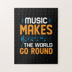 Music Makes The World Go Round Jigsaw Puzzle