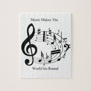 Music Makes The World Go Round Jigsaw Puzzle
