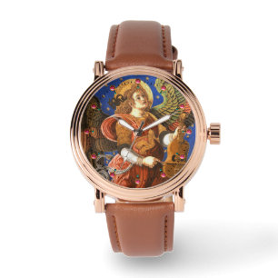 MUSIC MAKING ANGEL WITH A VIELLE Christmas Watch