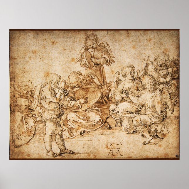 Music Making Angels by Albrecht Durer Poster (Front)