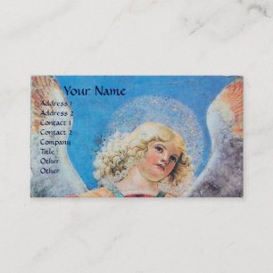 MUSIC MAKING CHRISTMAS ANGEL BUSINESS CARD