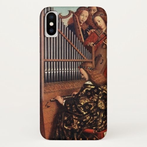 MUSIC MAKING CHRISTMAS ANGELS Organ Player iPhone X Case