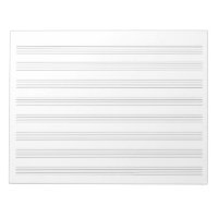 Music Manuscript Paper for Students & Musicians