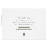 Music Manuscripts Cards (Back Horizontal)