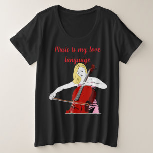 Music Mashup Music is my love language t shirt