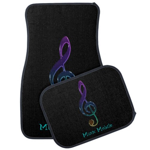 Music Mobile Music Clef Car Floor Mats