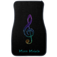 Music Mobile Music Clef Car Floor Mats | Zazzle