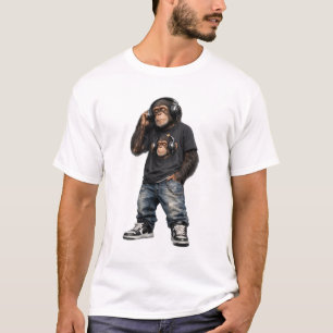 Music Mode Monkey Tee
