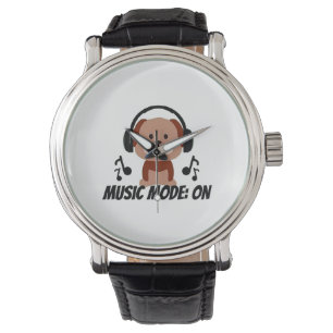 Music Mode ON – Chill Dog Cartoon Vibes Watch