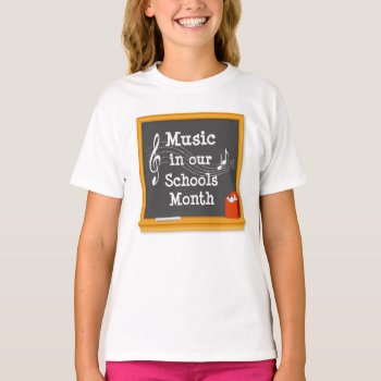Music Month Is For Musicians T-shirt by pomegranate_gallery at Zazzle