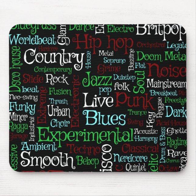 Music Mouse Pad (Front)