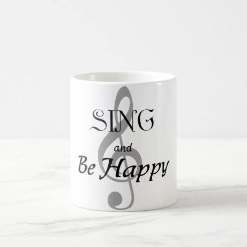 Music Mug Sing and Be Happy