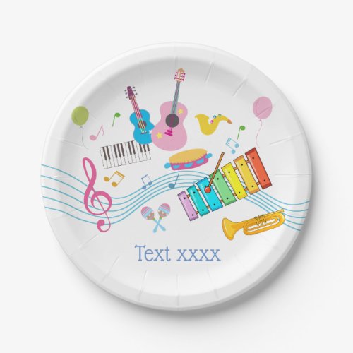 music musical instruments drum kids singing paper plates