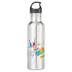 music, musical instruments drum kids singing stainless steel water bottle
