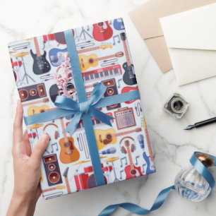 Music Musical Instruments Wrapping Paper