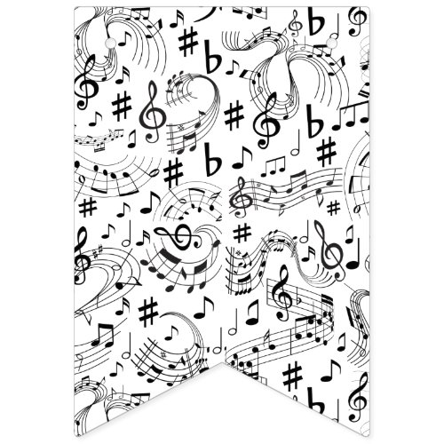 Music Musical Notes Bunting Flags